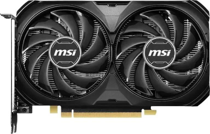 Изображение Видеокарта MSI GeForce RTX 4060 Ti Ventus 2X Black 8 Гб (NVIDIA GeForce RTX 4060TI, GDDR6)/(4060TI VEN 2X BL 8G OC)