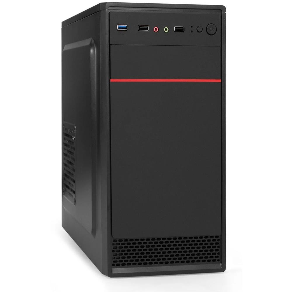 Изображение Корпус ExeGate MA-401-XP500 (mATX, черный, 500 Вт)/(EX295158RUS)