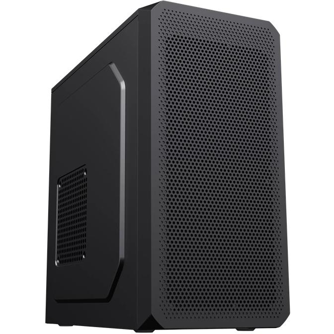 Изображение Корпус Foxline FL-707 (mATX, Mini-ITX, черный, 450 Вт)/(FL-707-FZ450R-U32)