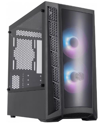 Изображение Корпус Cooler Master MasterBox MB320L ARGB (mATX, Mini-ITX, черный, без БП)/(MCB-B320L-KGNN-S02)