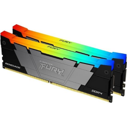 Изображение Оперативная память 2x16 GB DDR4 Kingston Fury Renegade RGB (25600 МБ/с, 3200 МГц, CL16)