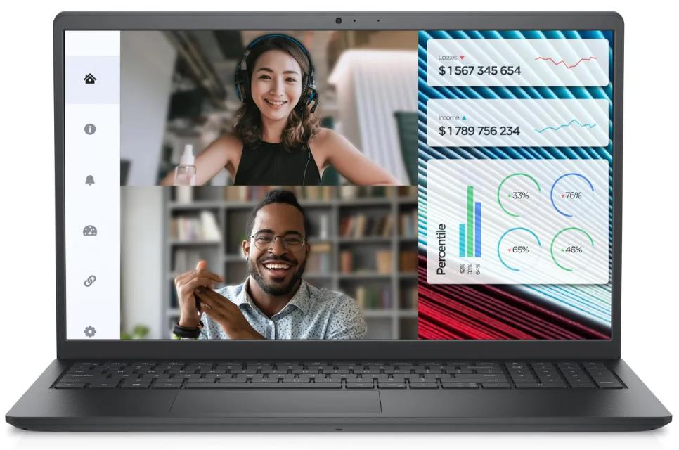 Изображение Ноутбук DELL Vostro 3520 (Английская клавиатура) (Intel 1215U 1200 МГц/ SSD 256 ГБ  /RAM 8 ГБ/ 15.6" 1920x1080/VGA встроенная/ Ubuntu) (3520-3820 ENGKBD)