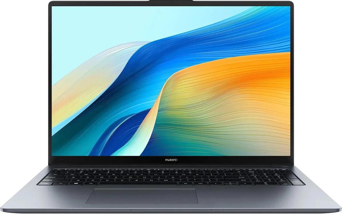 Изображение Ноутбук Huawei MateBook D 16 MCLG-X (Intel 13420H 2100 МГц/ SSD 512 ГБ  /RAM 16 ГБ/ 16" 1920x1200/VGA встроенная/ Windows 11 Home) (53013WXA)