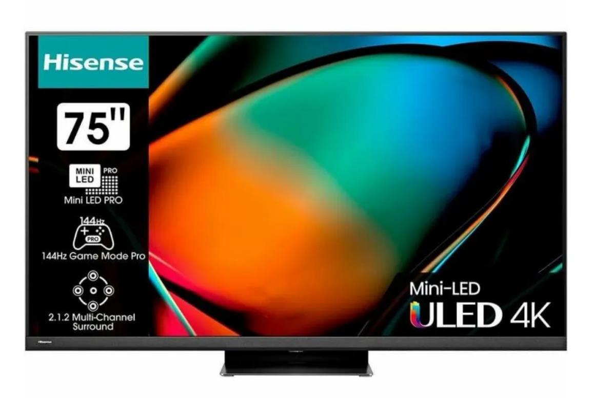 Изображение Телевизор Hisense 75U8KQ 75" 4K Ultra HD Smart TV темно-серый
