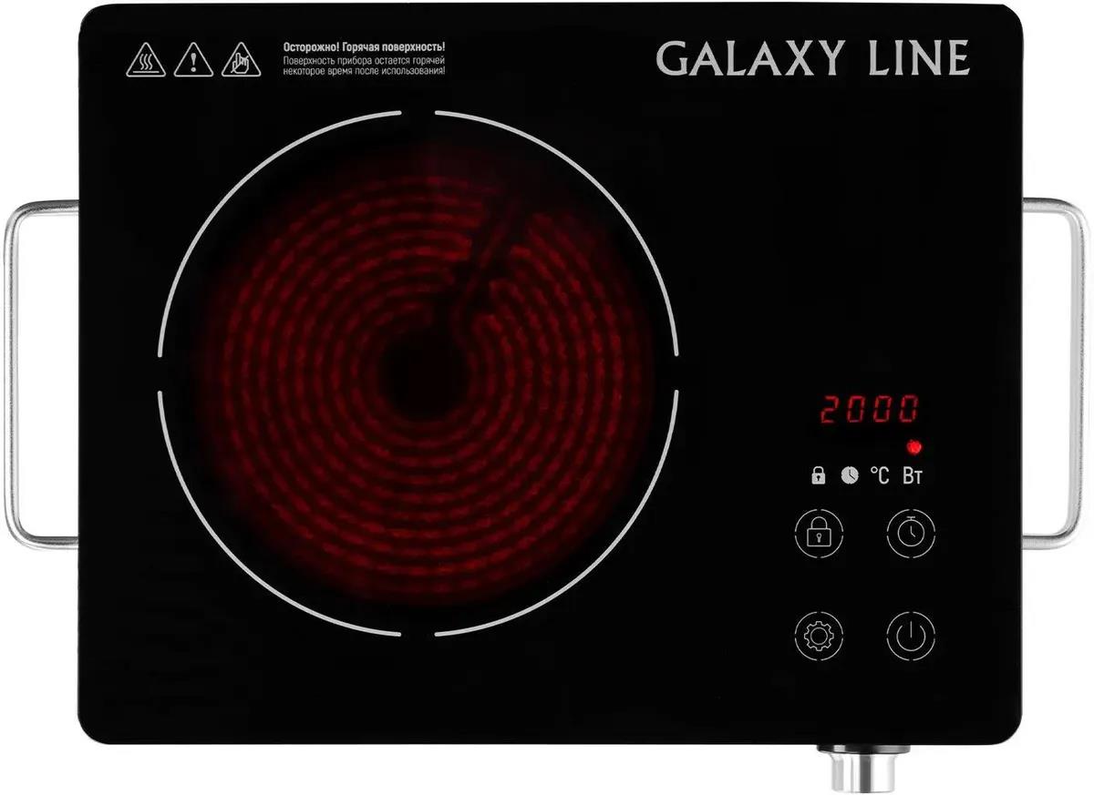 Изображение Плита настольная Galaxy GL3033 (электрическая, стеклокерамика, черный)