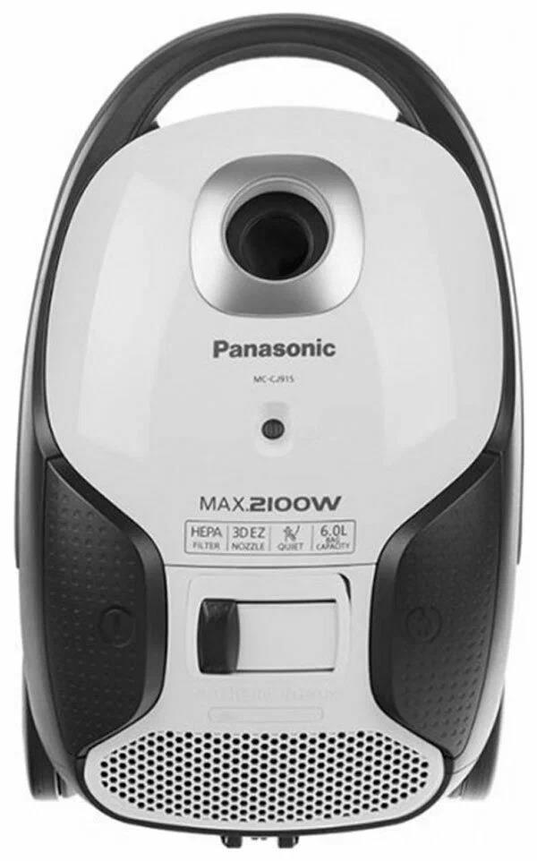 Изображение Пылесос Panasonic MC-CJ915W (2100 Вт /мешок/черный, белый)