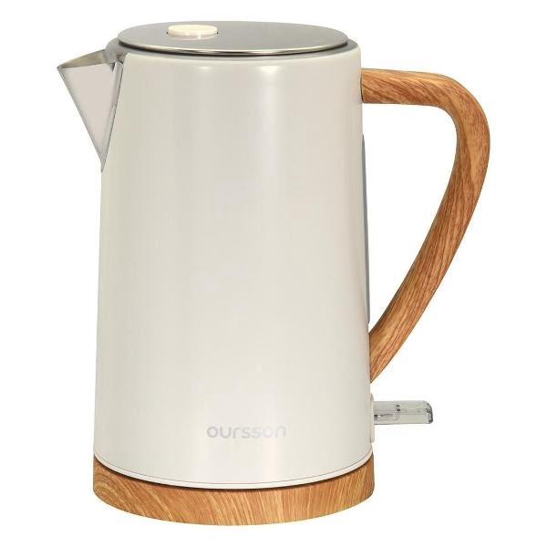 Изображение Электрический чайник Oursson KE1754MD/IV (2200 Вт/1,7 л /металл/слоновая кость)