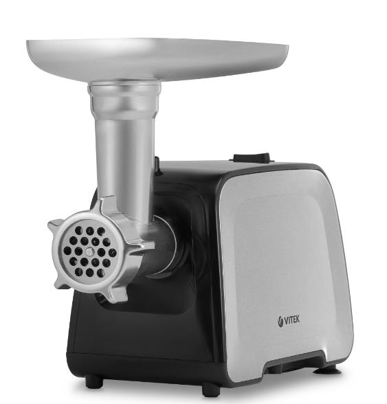 Изображение Мясорубка VITEK VT-3646 (2000 Вт /10 кг/мин/серебристый)