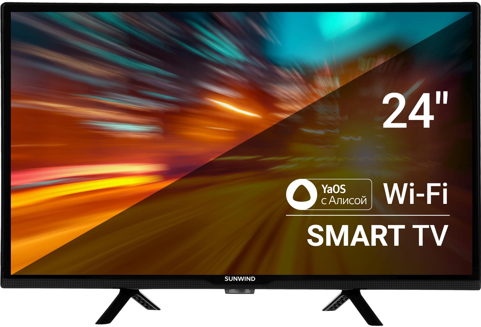 Изображение Телевизор Sunwind SUN-LED24XS310 24" 720p HD Smart TV черный