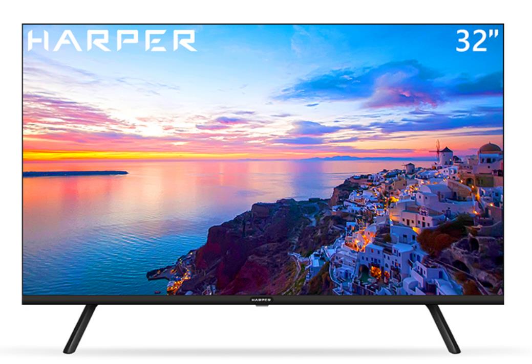 Изображение Телевизор Harper 32R721TS 32" 720p HD Smart TV черный