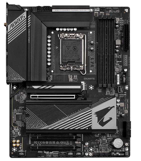 Изображение Материнская плата LGA 1700 GIGABYTE B760 AORUS ELITE AX DDR4