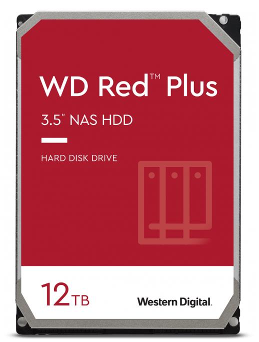 Изображение Жесткий диск 3.5" 12000 ГБ Western Digital Red Plus, 7200 rpm, 256 МБ