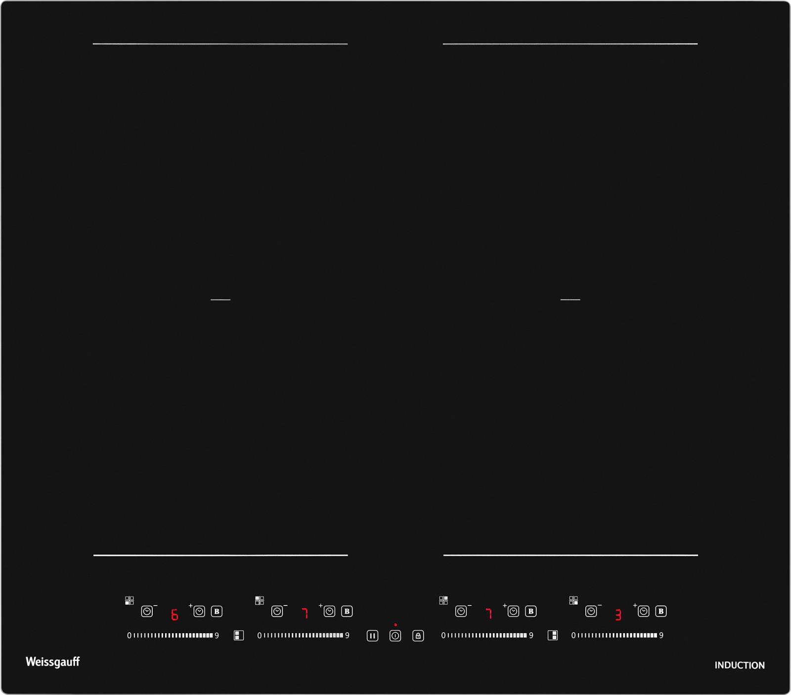 Изображение Варочная панель Weissgauff HI 644 Flex Premium (черный)