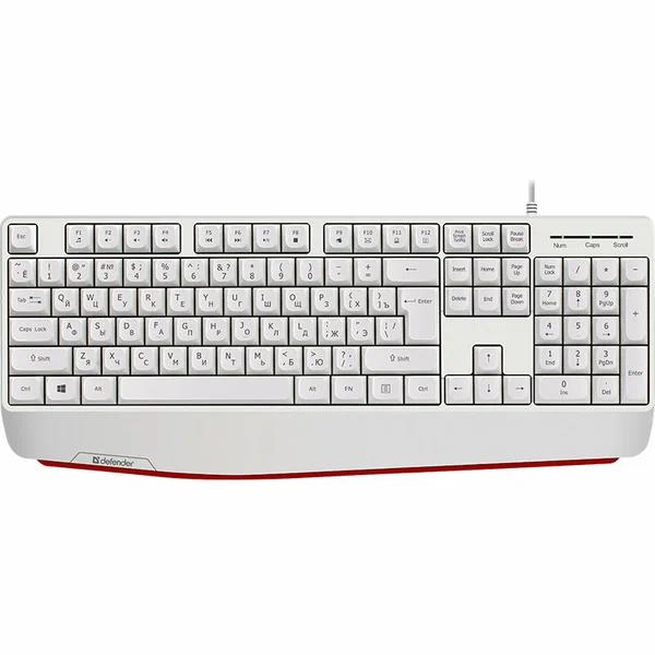 Изображение Клавиатура Defender Atom HB-546 (USB), (белый)