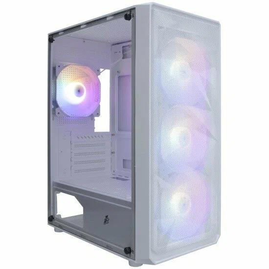 Изображение Корпус 1STPLAYER FD3-M (Mini-ITX, micro-ATX, белый, без БП)/(FD3-M-WH-4F1-W)