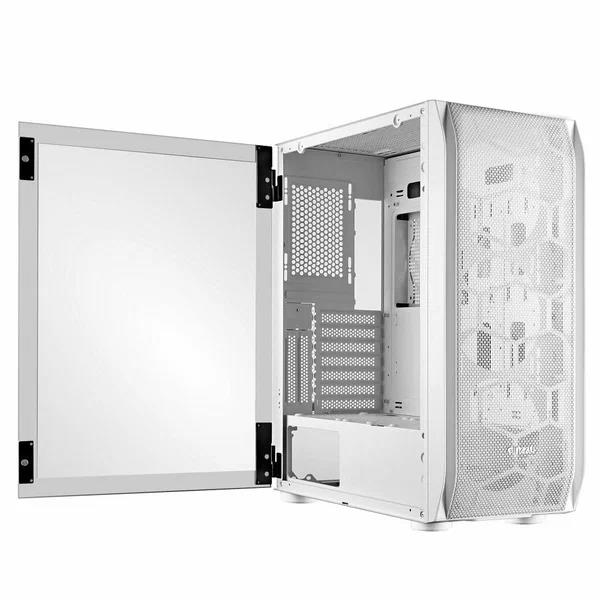 Изображение Корпус Ginzzu GL 185 (ATX, Mini-ITX, EATX, micro-ATX, белый, без БП)/()