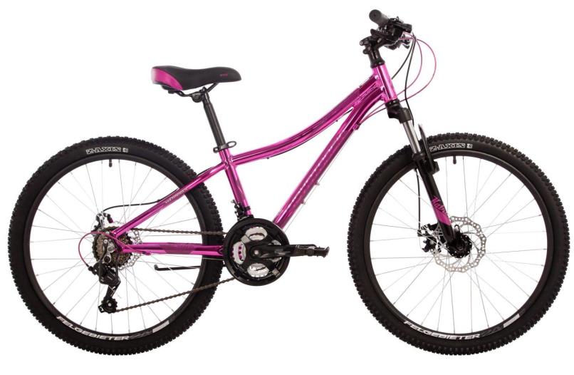 Изображение Велосипед Novatrack Katrina 21.D 24 (168417) (розовый/24 "/12.0 ")-2024 года 24AHD.KATRINA.12GPN4