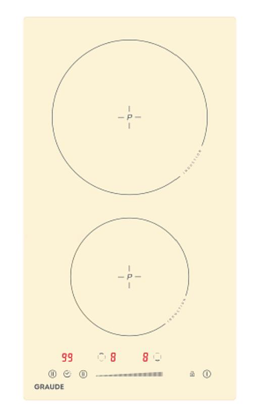 Изображение Варочная панель GRAUDE IK 30.1 C (кремовый)