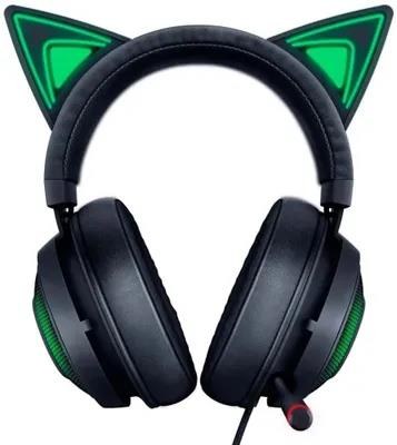 Изображение Наушники Razer Kraken Kitty Ed зеленый, черный