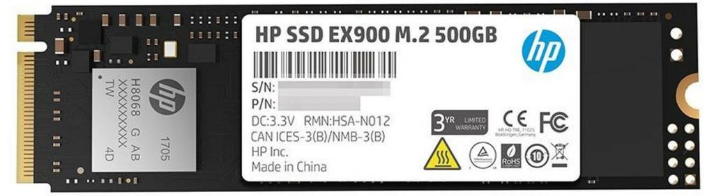 Изображение SSD диск HP EX900 500 Гб 2280 (2YY44AA)