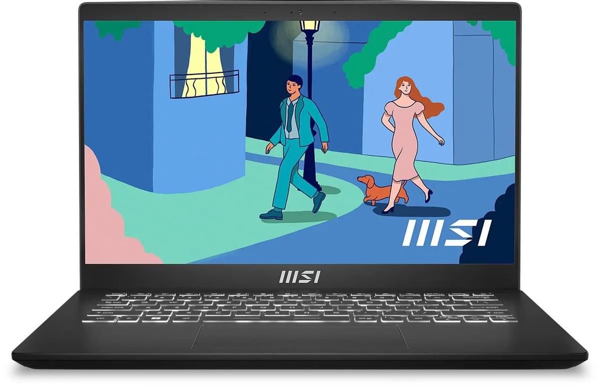 Изображение Ноутбук MSI Modern 14 C7M-239XRU (AMD 7530U 2000 МГц/ SSD 512 ГБ  /RAM 8 ГБ/ 14" 1920x1080/VGA встроенная/ DOS) (9S7-14JK12-239)