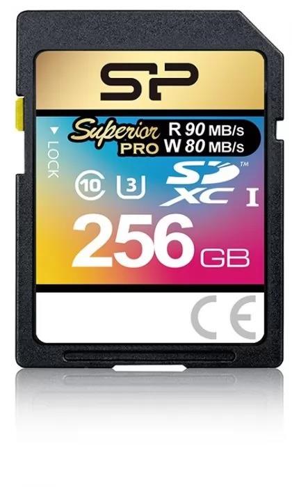 Изображение Карта памяти Silicon Power SDXC Superior Pro Class 10 256 Гб  SP256GBSDXCU3V10