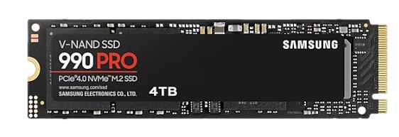 Изображение SSD диск Samsung 990 PRO 4096 Гб 2280 (MZ-V9P4T0BW)