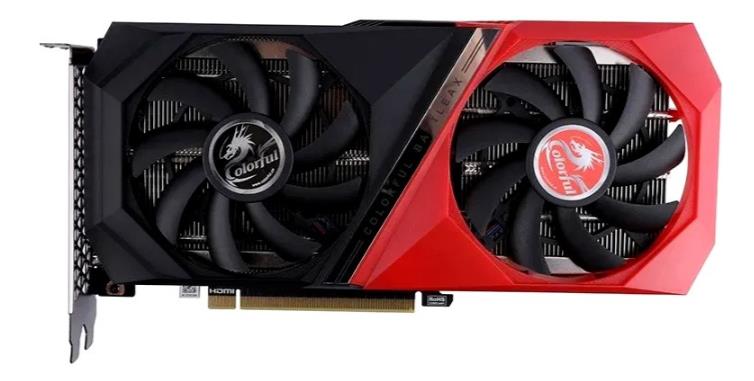 Изображение Видеокарта Colorful NVIDIA GeForce RTX 3060 8Gb 8 Гб (NVIDIA GeForce RTX 3060, GDDR6)/(RTX 3060 NB DUO 8GB-V)