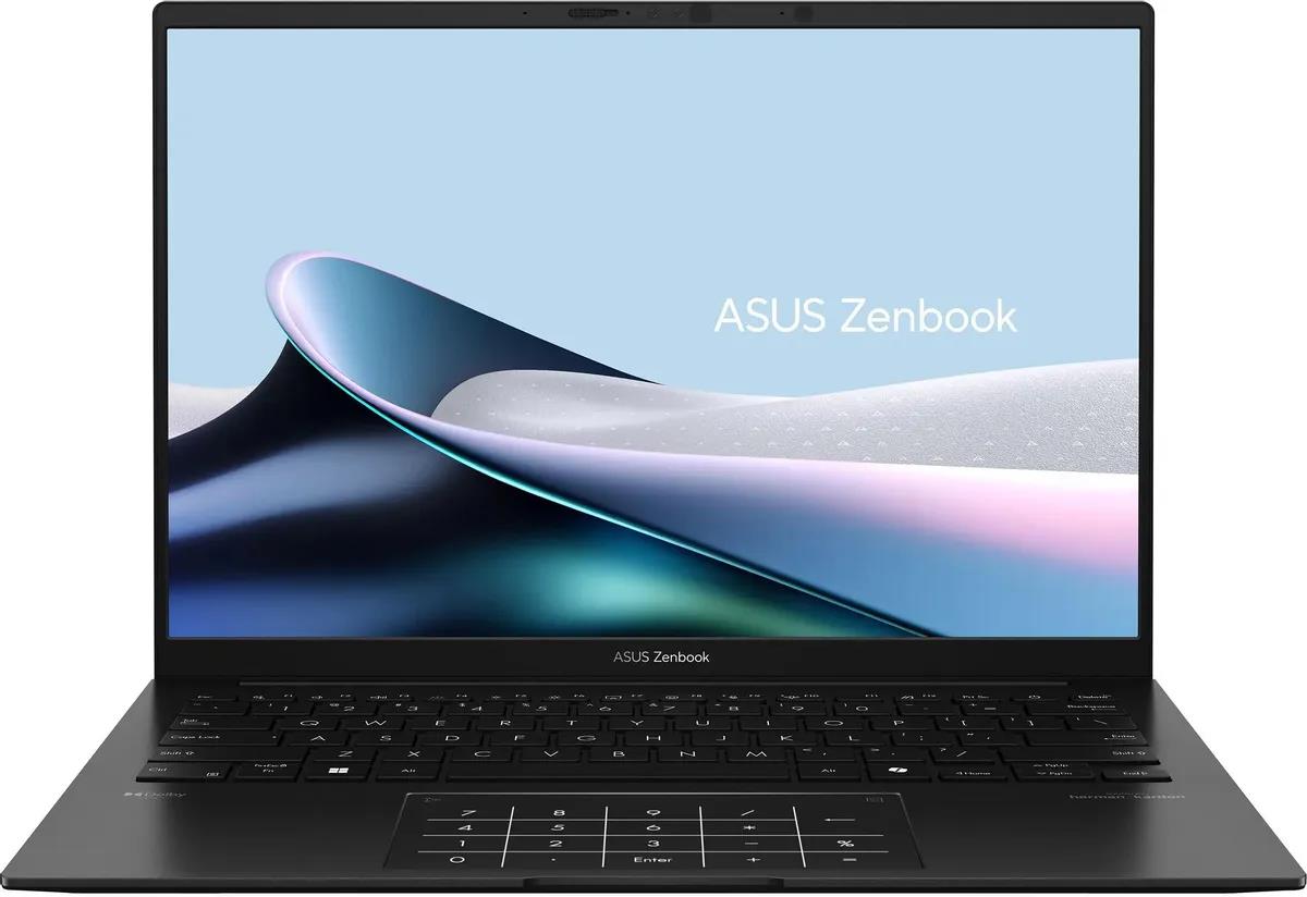 Изображение Ноутбук Asus Zenbook 14 OLED UM3406HA-QD015W (AMD 8840HS 3300 МГц/ SSD 1024 ГБ  /RAM 16 ГБ/ 14" 1920x1200/VGA встроенная/ Windows 11 Home) (90NB1271-M003F0)