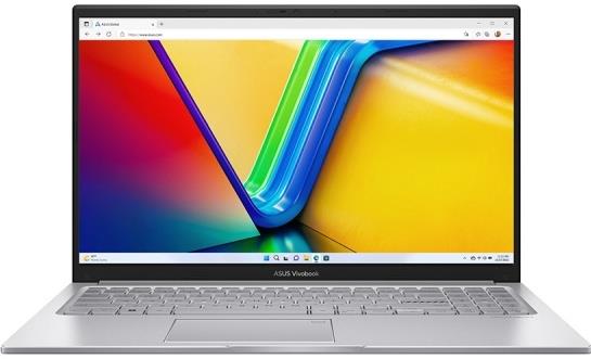 Изображение Ноутбук Asus Vivobook 15 X1504ZA-BQ1414 (Intel 1215U 1200 МГц/ SSD 512 ГБ  /RAM 16 ГБ/ 15.6" 1920x1080/VGA встроенная/ DOS) (90NB1022-M02260)