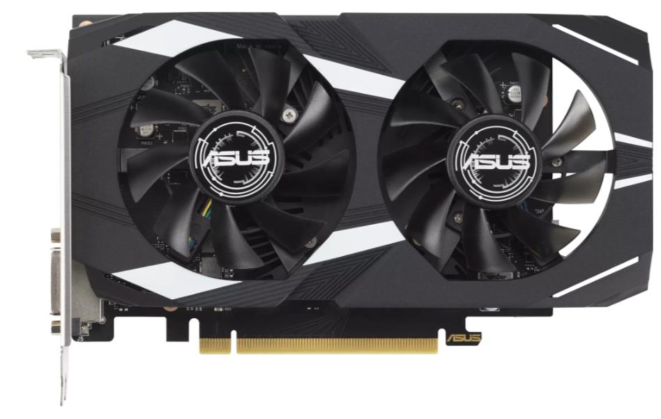 Изображение Видеокарта Asus NVIDIA GeForce RTX 3050 OC 6Gb 6 Гб (NVIDIA GeForce RTX 3050, GDDR6)/(DUAL-RTX3050-O6G)