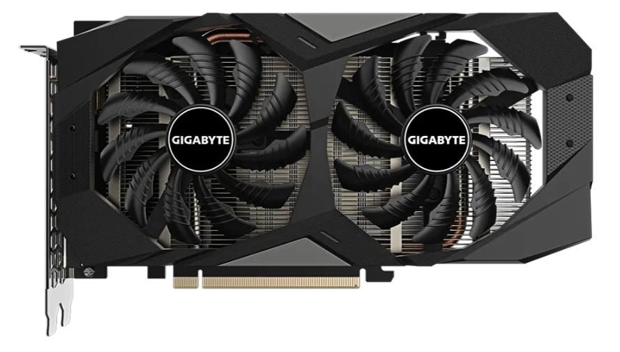 Изображение Видеокарта GIGABYTE NVIDIA GeForce GTX 1650 4Gb 4 Гб (NVIDIA GeForce GTX 1650, GDDR6)/(GV-N1656WF2OC-4GD 3.0)