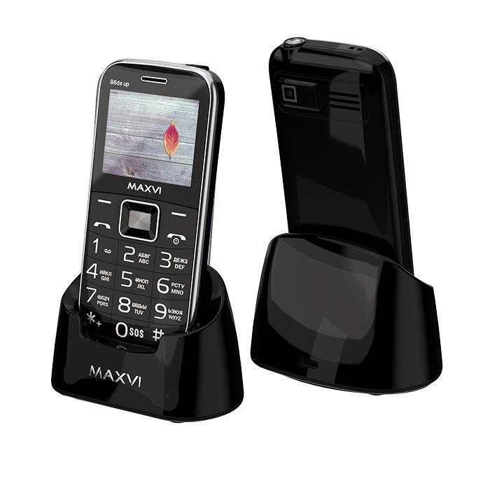 Изображение Мобильный телефон MAXVI B6ds up,черный