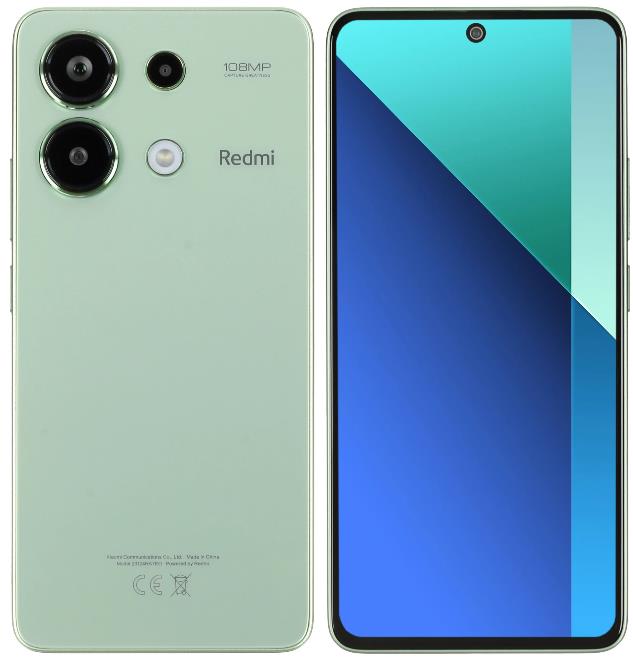 Изображение Смартфон Xiaomi Redmi Note 13 (256 Гб/8 Гб) зеленый