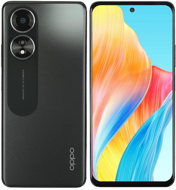 Изображение Смартфон OPPO A58 (128 Гб/6 Гб) черный