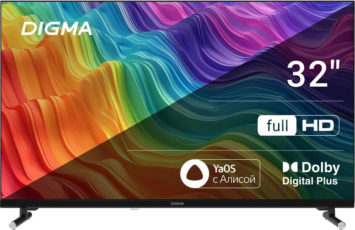 Изображение Телевизор Digma DM-LED32SBB33 32" 1080p Full HD Smart TV черный