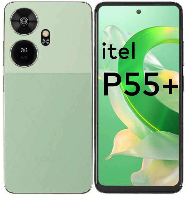 Изображение Смартфон Itel P55+ (256 Гб/8 Гб) зеленый