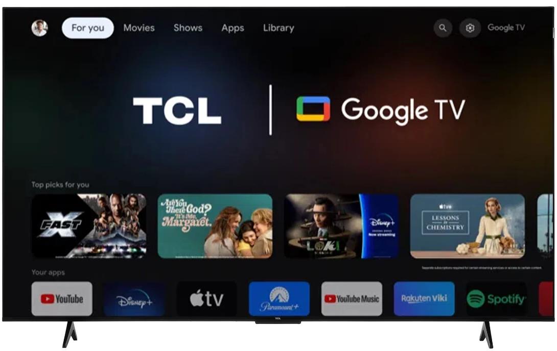 Изображение Телевизор TCL 75T7B 75" 4K UHD Smart TV черный