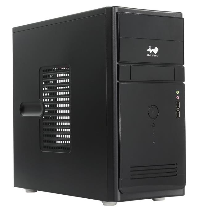 Изображение Корпус Inwin ENR021 (mATX, Mini-ITX, черный, 600 Вт)/(6197045)