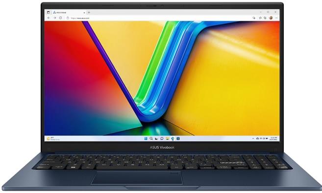 Изображение Ноутбук Asus Vivobook 15 X1504ZA-BQ078W (Intel 1215U 1200 МГц/ SSD 256 ГБ  /RAM 8 ГБ/ 15.6" 1920x1080/VGA встроенная/ Windows 11 Home) (90NB1021-M00550)