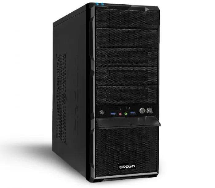 Изображение Корпус Crown CMC-SMP888A (ATX, черный, без БП)/(CM000002213)