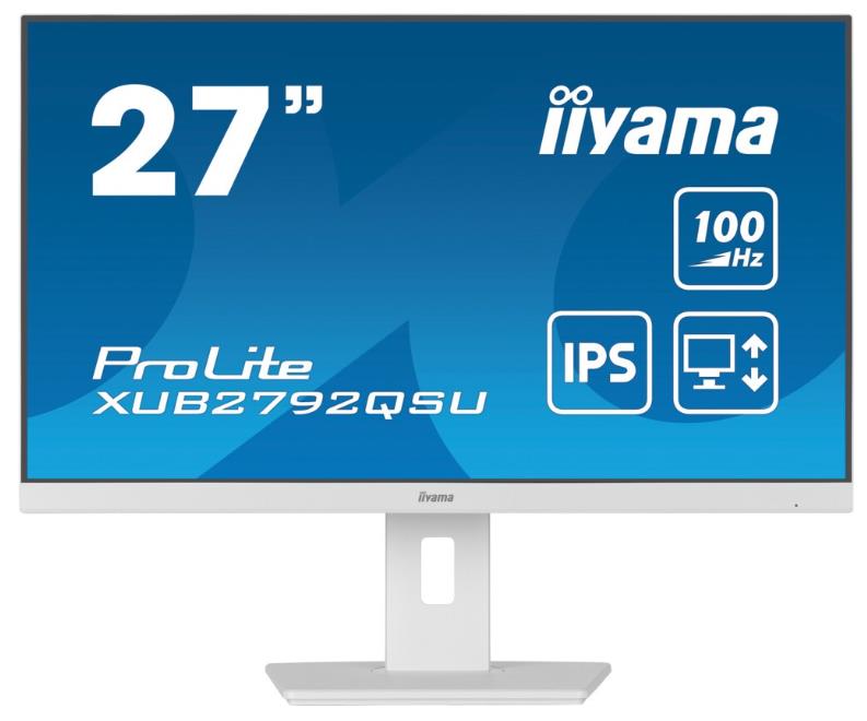 Изображение Монитор Iiyama ProLite XUB2792QSU-W6 (27 "/2560x1440/TFT IPS)