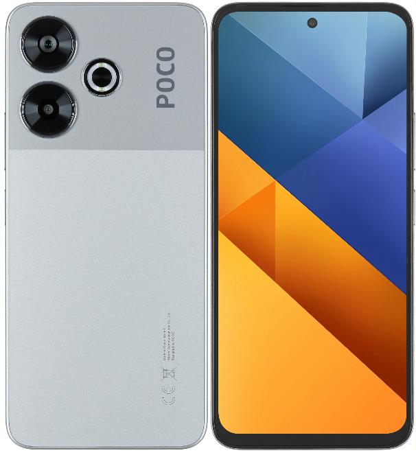 Изображение Смартфон Xiaomi POCO M6 (256 Гб/8 Гб) серебристый