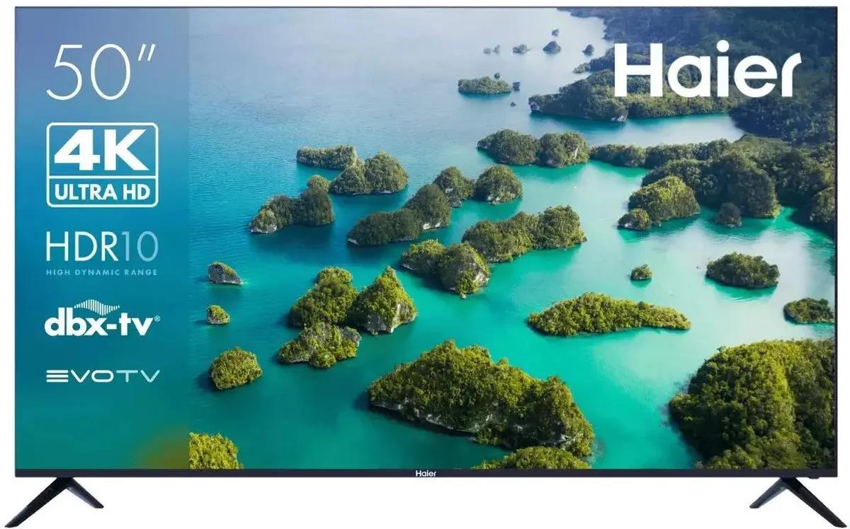 Изображение Телевизор Haier 50 Smart TV S2 50" HDR, 4K Ultra HD Smart TV черный