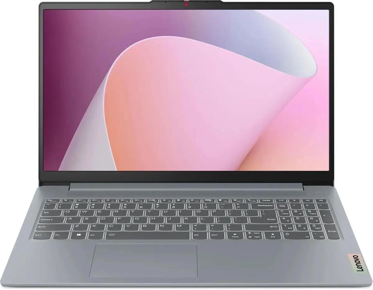 Изображение Ноутбук Lenovo IdeaPad Slim 3 15AMN8 (AMD 7520U 2800 МГц/ SSD 512 ГБ  /RAM 8 ГБ/ 15.6" 1920x1080/VGA встроенная/ Windows 11 Home) (82XQ00JCRK)