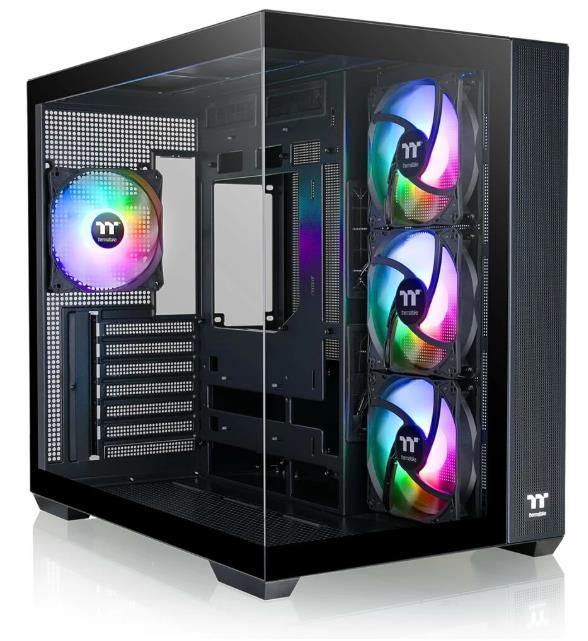 Изображение Корпус Thermaltake View 380 TG ARGB Black (mATX, ATX, Mini-ITX, черный, без БП)/(CA-1Z2-00M1WN-00)