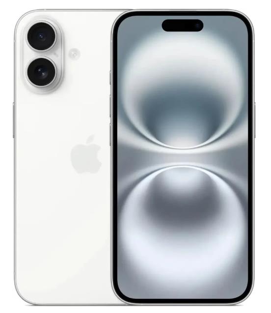 Изображение Смартфон Apple iPhone 16 A3287 (256 Гб/8 Гб) белый