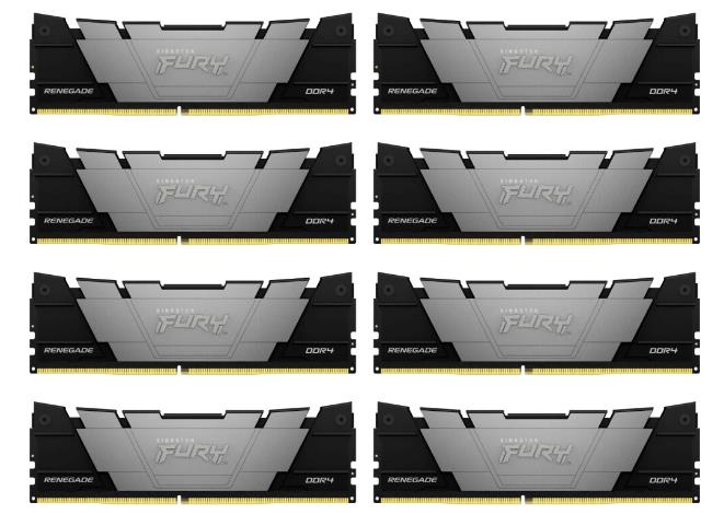 Изображение Оперативная память 8x32 GB DDR4 Kingston Fury Renegade (25600 МБ/с, 3200 МГц, CL16)