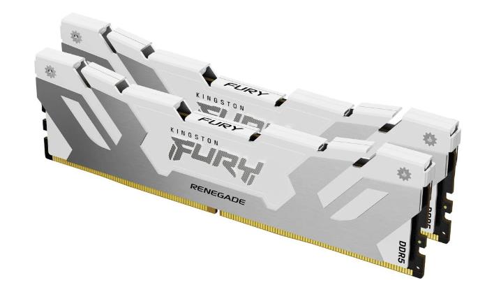 Изображение Оперативная память 2x32 GB DDR5 Kingston Fury Renegade White (48000 Мб/с, 6000 МГц, CL32)