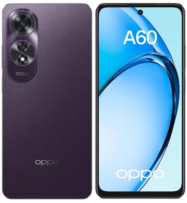 Изображение Смартфон OPPO A60 (256 Гб/8 Гб) фиолетовый